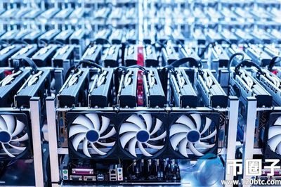 A high density mining rig setup, showcasing multiple GPUs.